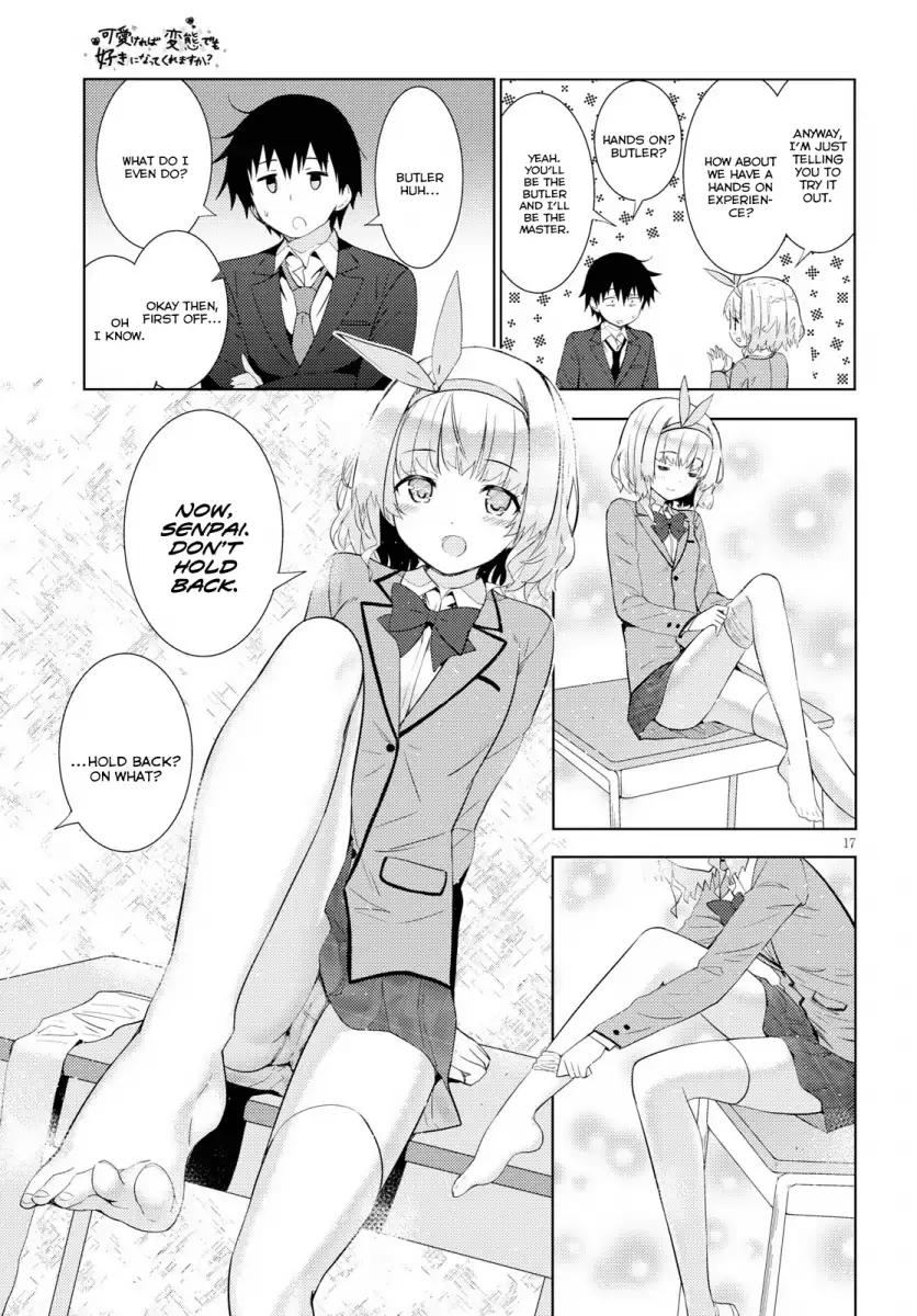 Kawaikereba Hentai demo Suki ni Natte Kuremasu ka? - Chapter 8 Page 17